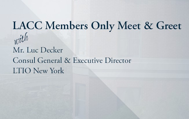 Member Event - Meet Luc Decker